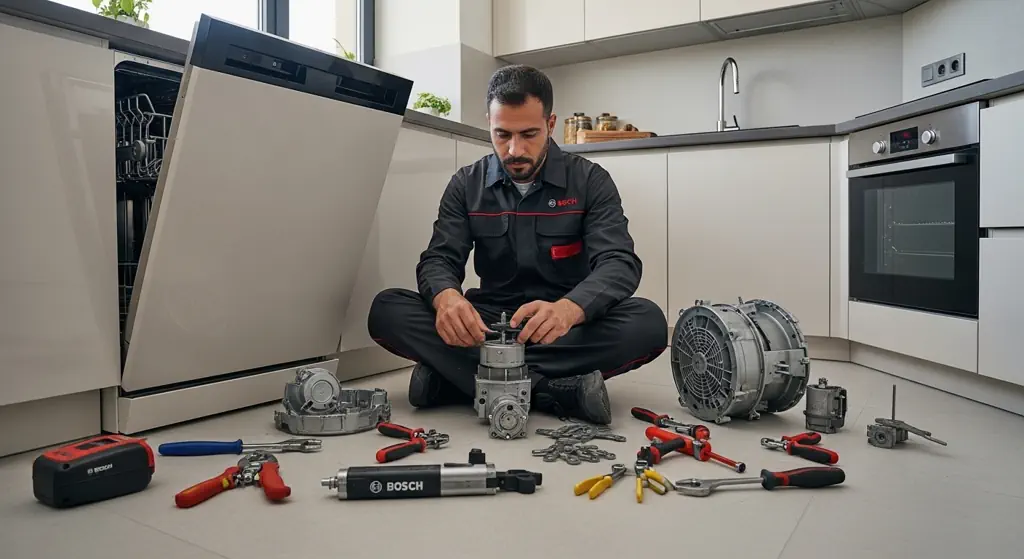 مشکلات رایج ماشین ظرفشویی بوش