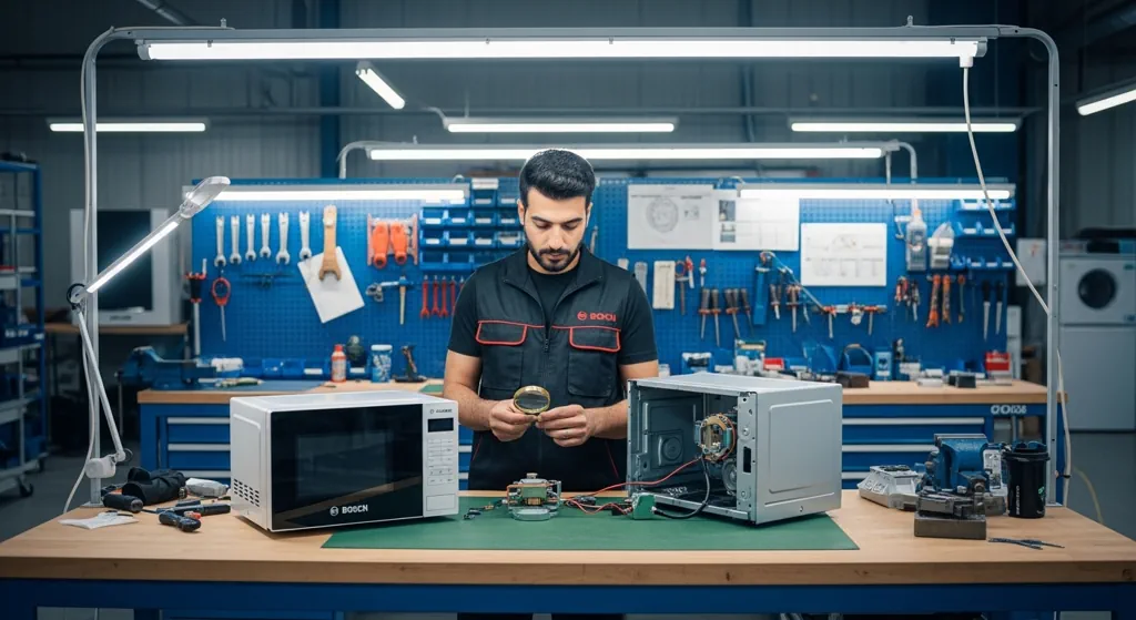 نکات ایمنی و نگهداری برای افزایش طول عمر ماکروفر بوش